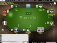 Poker Table at Titan Poker 